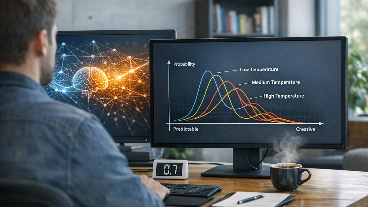 Understanding the importance of temperature in AI language models